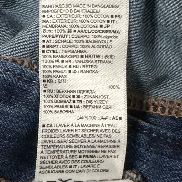 GAP women’s size S medium wash overalls country core farmcore jeans - Picture 7 of 12